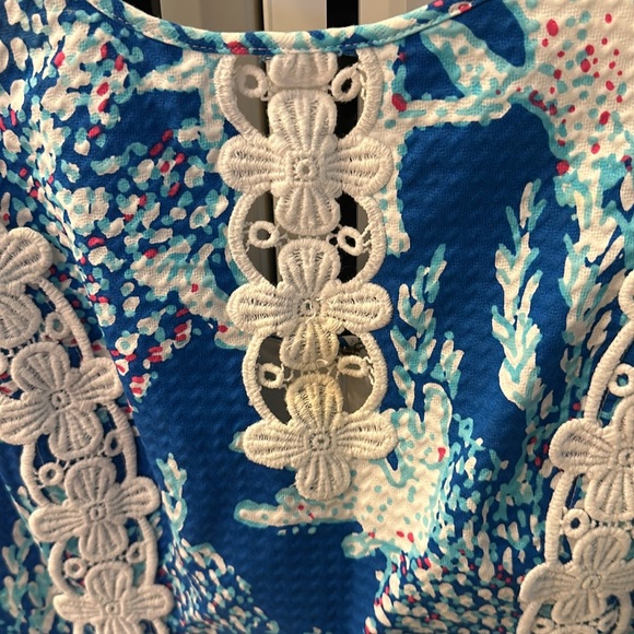 Gently used Lilly Pulitzer pique shift dress - Picture 2 of 2